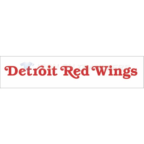 Detroit Red Wings Iron-on Stickers (Heat Transfers)NO.138
